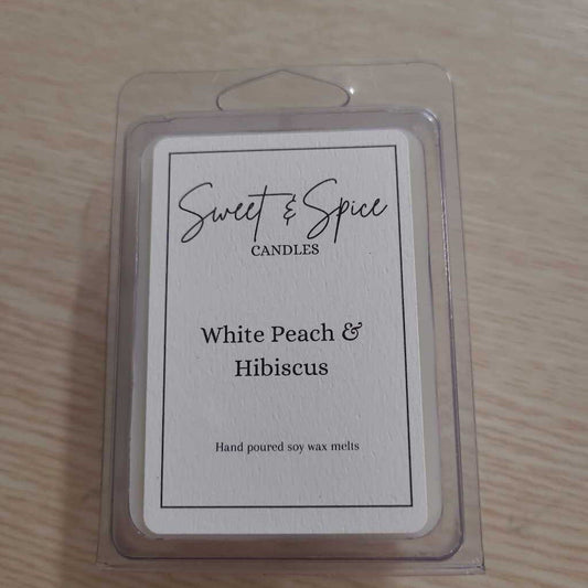 WHITE PEACH & HIBISCUS WAX MELT