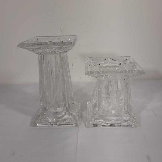 PR GLASS CANDLE HOLDERS