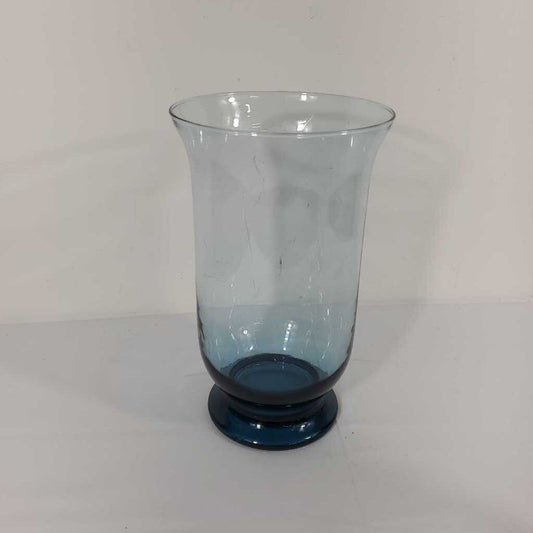 BLUE GLASS VASE