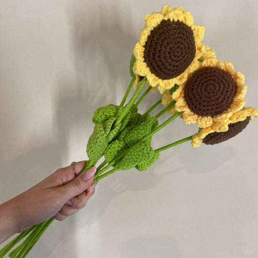 HAND CROCHET SUNFLOWER