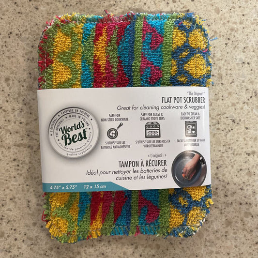 FLAT POT SCRUBBER