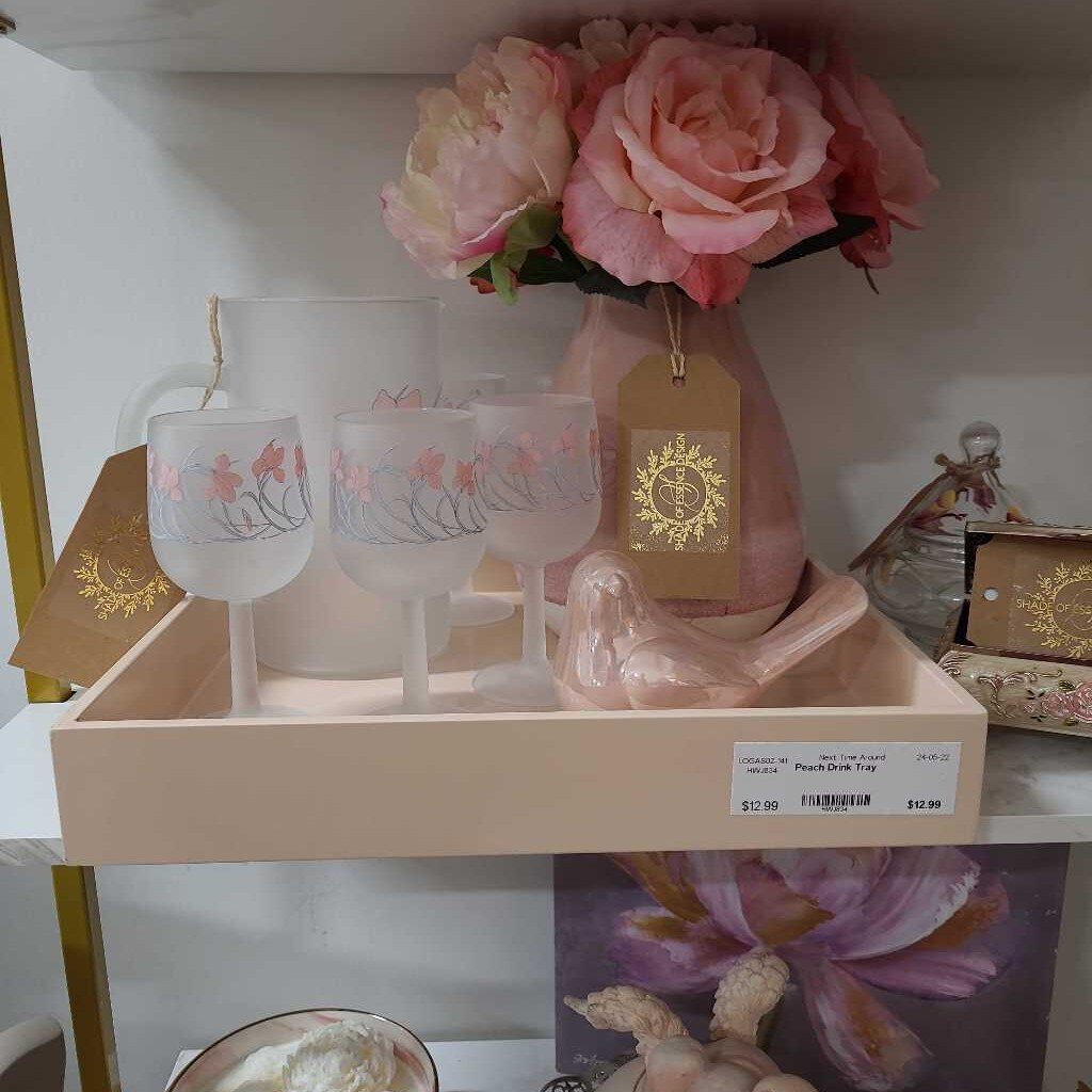 Peach Drink Tray