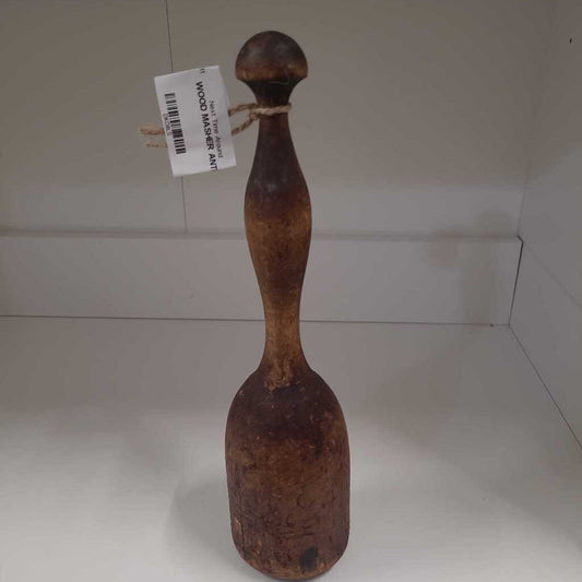 WOOD MASHER ANTIQUE