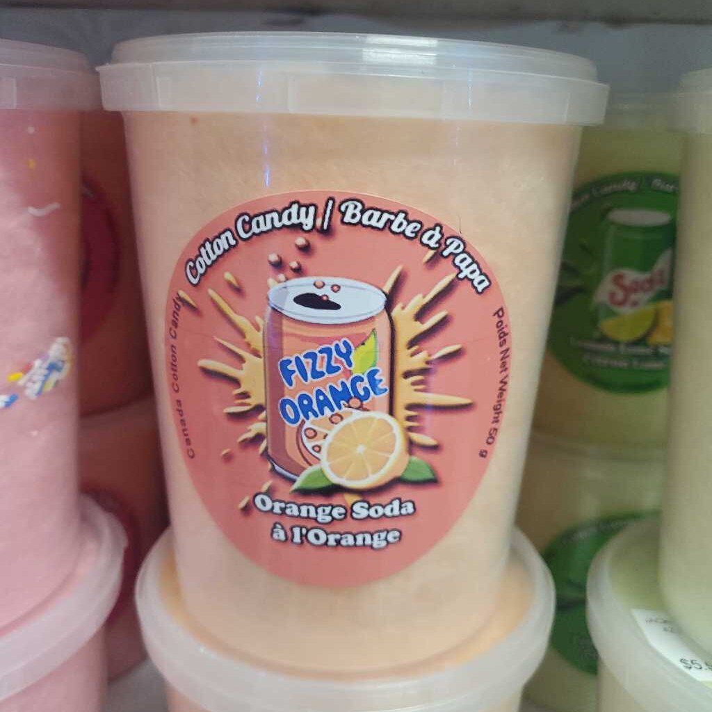 Orange Soda Cotton Candy