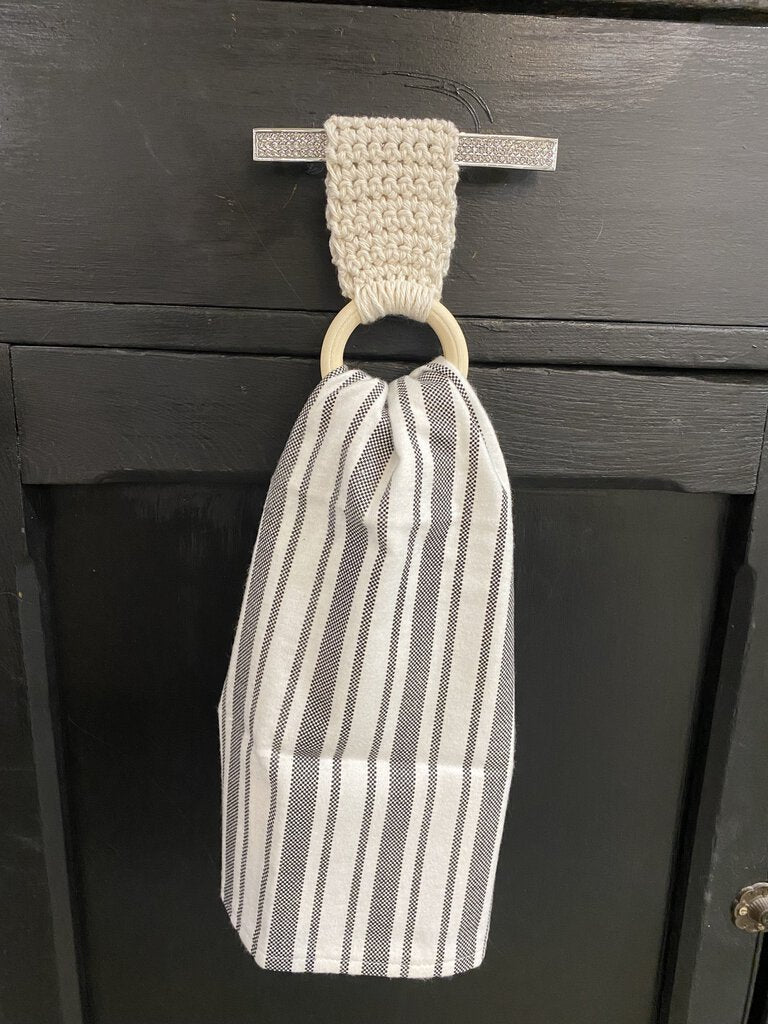 HAND CROCHETED TOWEL RING - ASSORTED