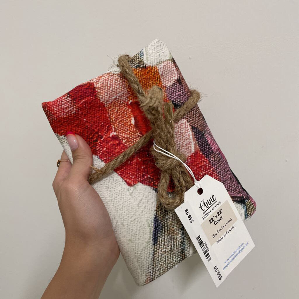 22X22 PILLOW COVER (24"X24" INSERT NEEDED)