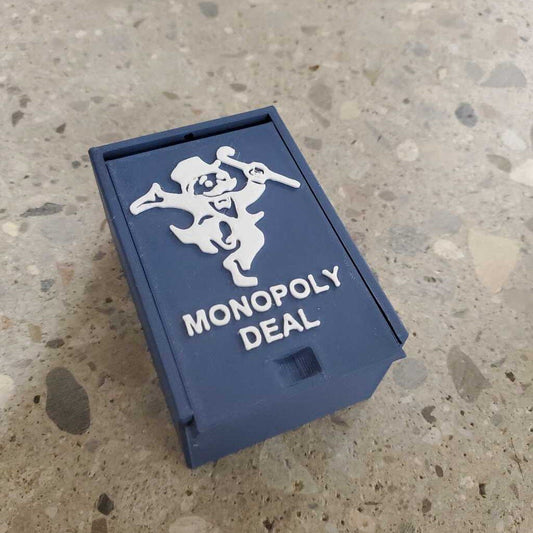 MONOPOLY DEAL GAME & BLUE CASE