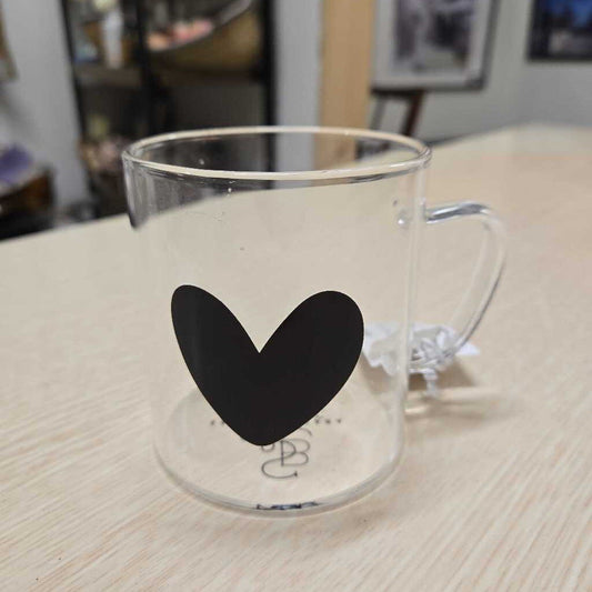 GLASS HEART MUG