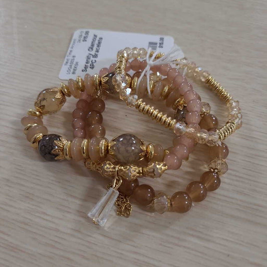 Serenity Glamour 4PC Bracelets