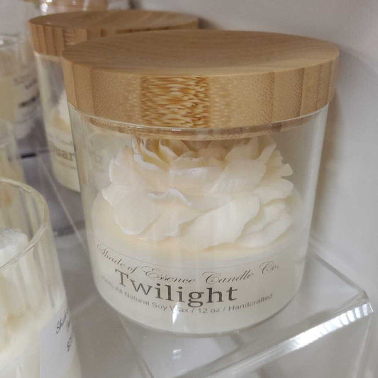 12 oz Soy Candle Jar with Lid - Twilight