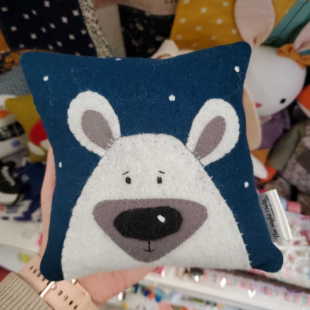 Mini Decor Pillow - Polar Bear