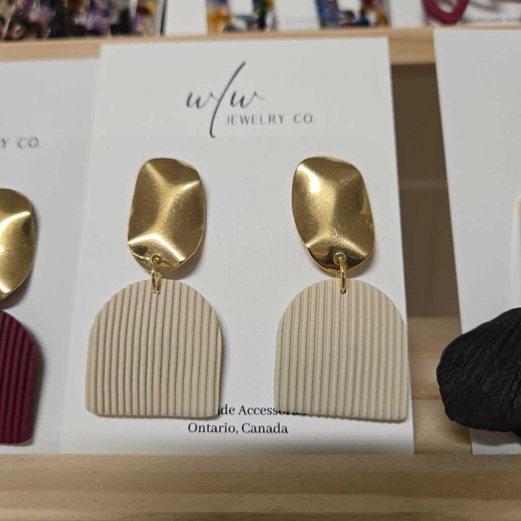 MARIE RIBBED DANGLE - TAUPE