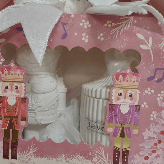 Nutcracker Gift Set with Candle