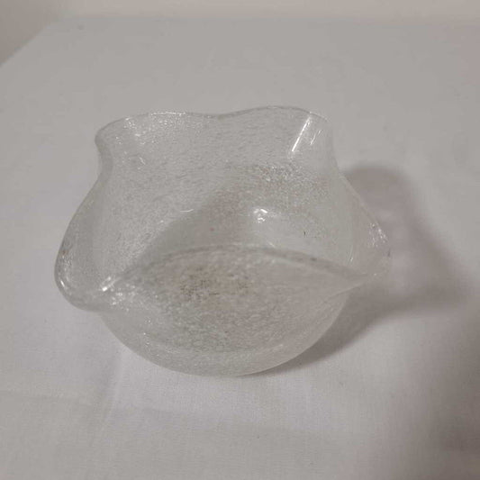 BUBBLE GLASS CANDLE HOLDER