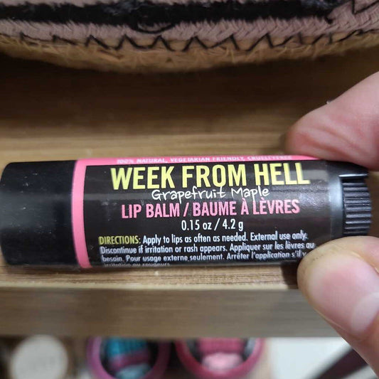 WEEK FROM HELL LIP BALM