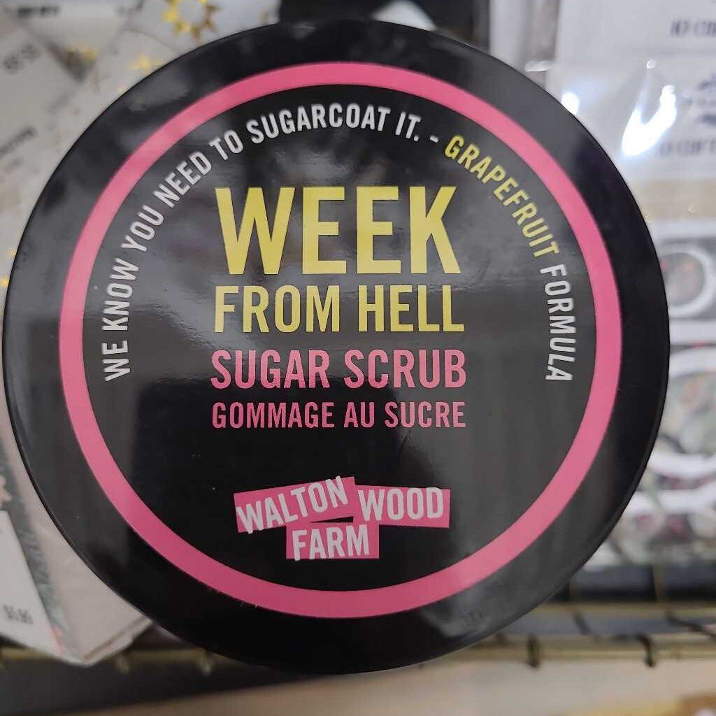 WEEK FROM HELL SUGAR SCRUB