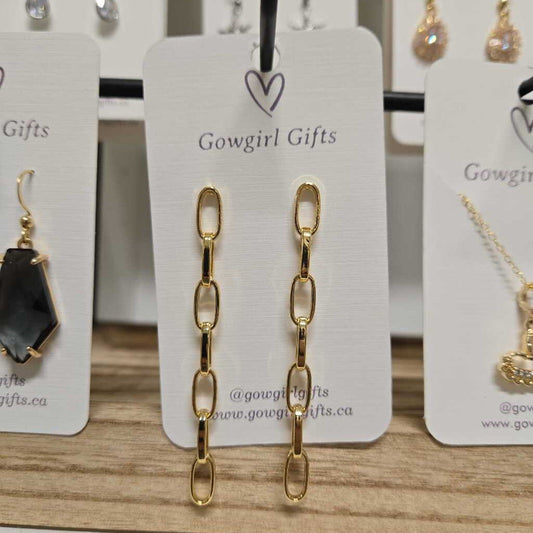 Earrings - Chain Drops
