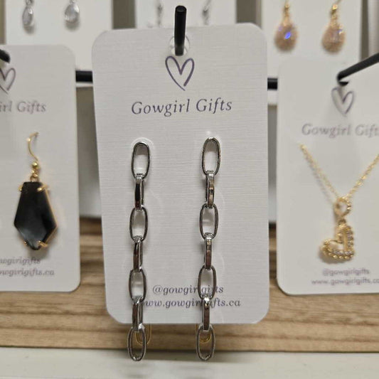 Earrings - Chain Drops