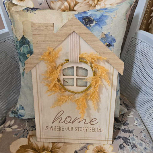 Welcome Home Decor Sign