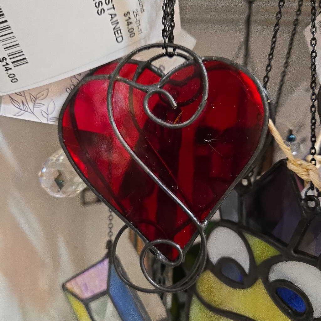 HEARTS - STAINED GLASS