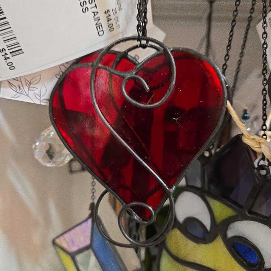 HEARTS - STAINED GLASS