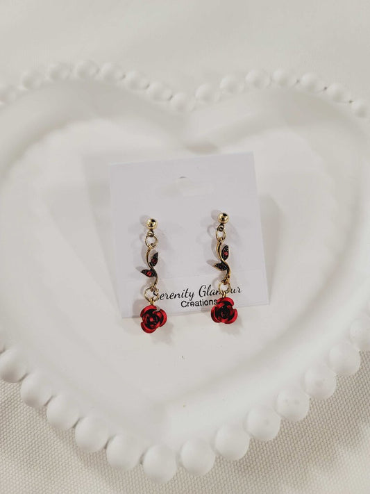 Rose Fashion Earings