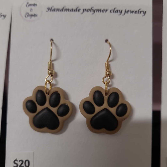 PAW PRINT GOLD - BROWN/BLACK