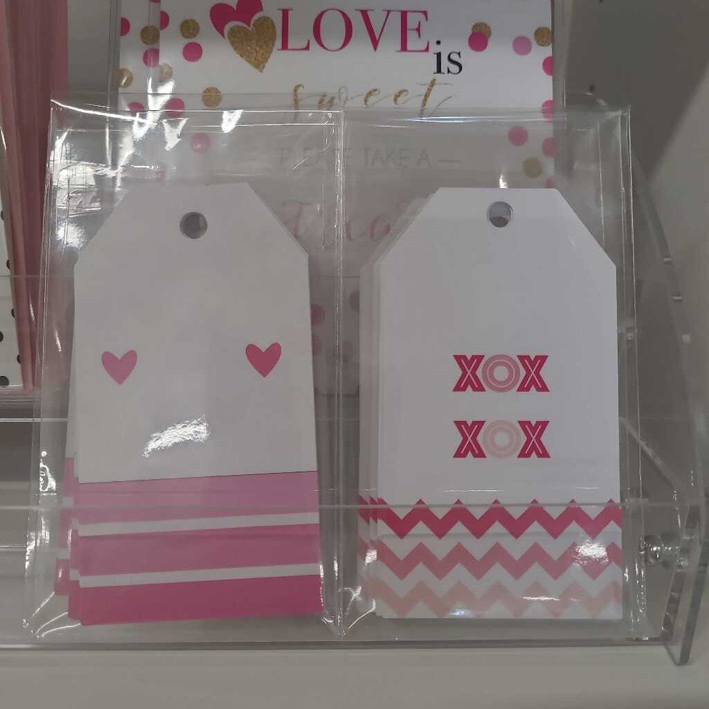 Hearts Valentine's Day Tags