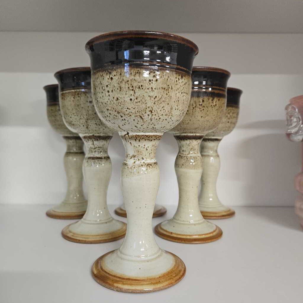 GOBLETS, Don Zver pottery