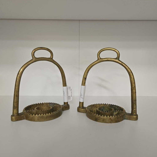 STIRRUPS, brass