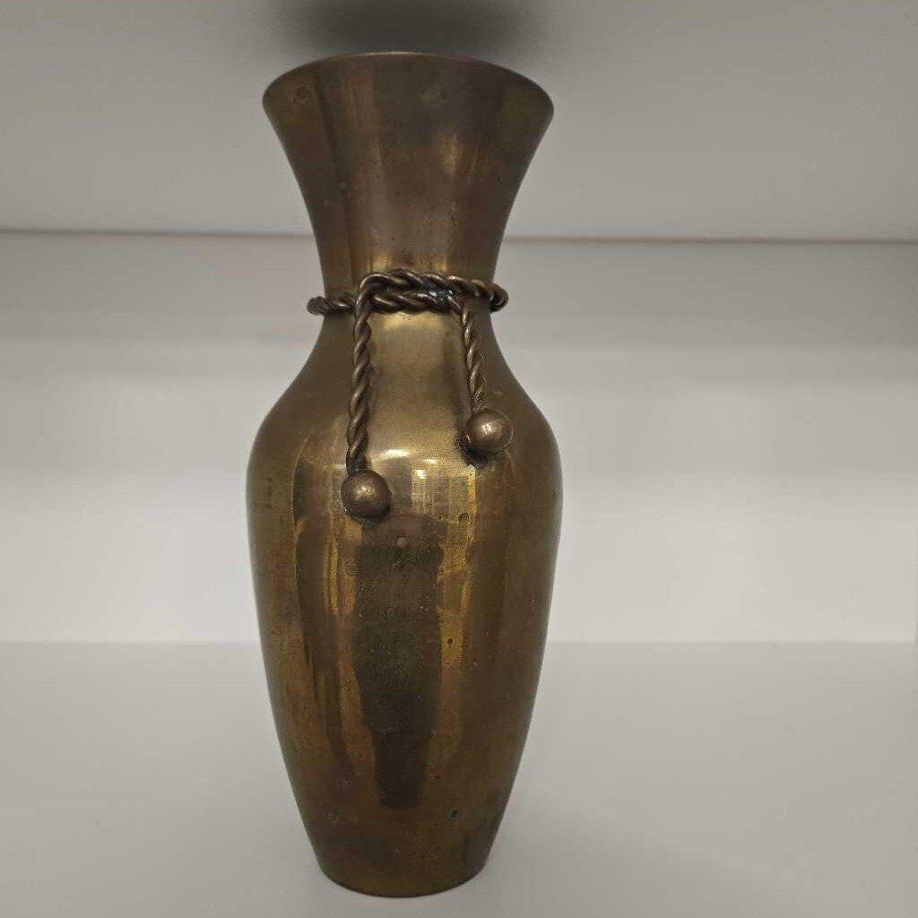 VASE, brass