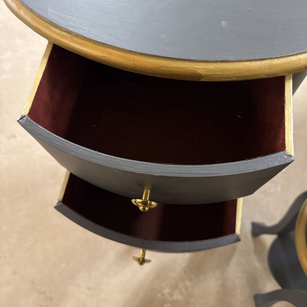 PR NEWLY PAINTED FRENCH SIDE TABLES