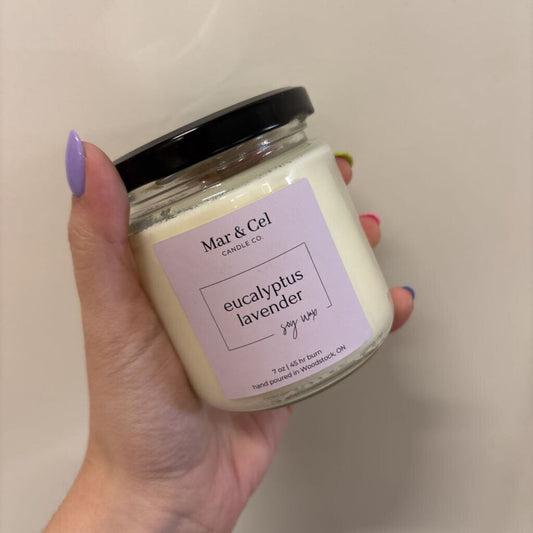 EUCALYPTUS LAVENDER CANDLE