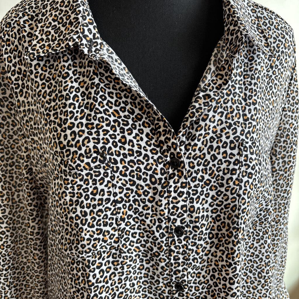 CHEETAH PRINT BLOUSE