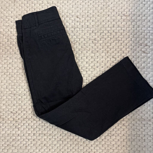 BLACK FLARED BOTTOM PANTS