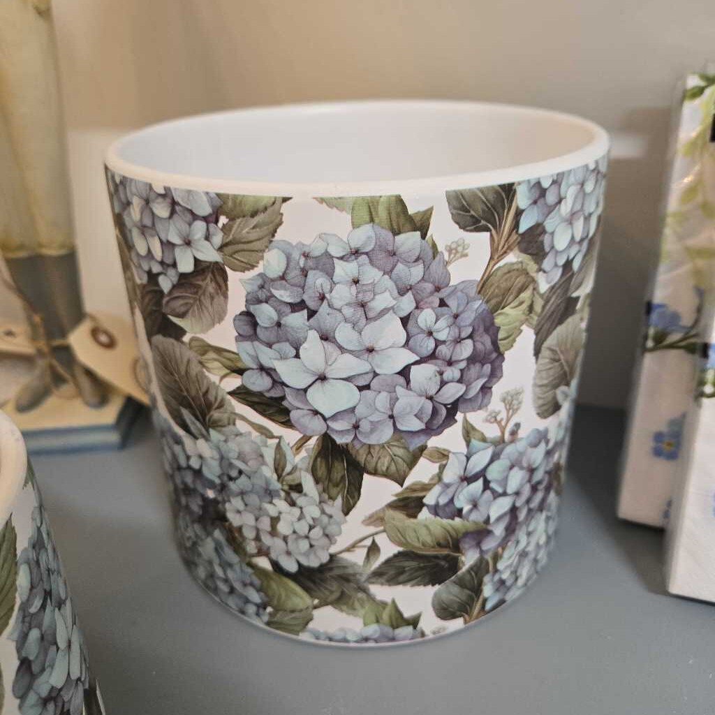 Hydrangea Pattern Planter - Large