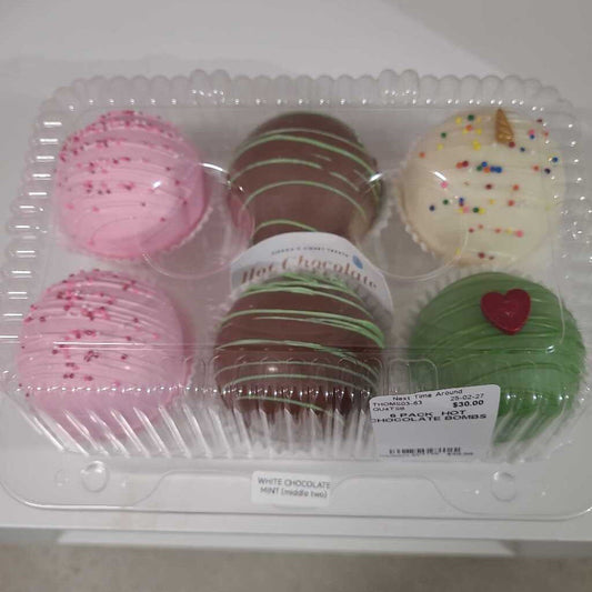 6 PACK HOT CHOCOLATE BOMBS