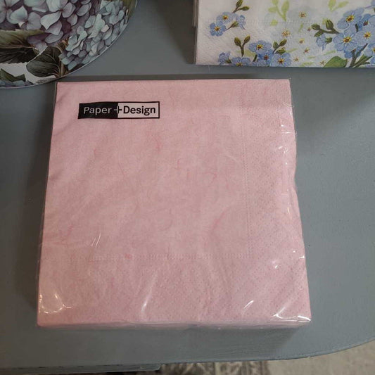 Soft Pink Cocktail Napkin