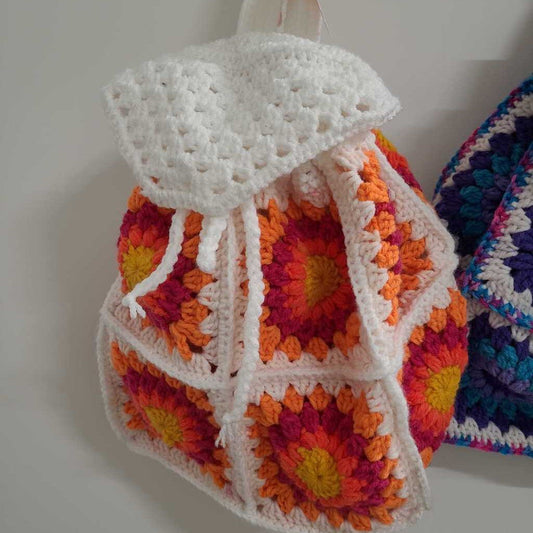 Crochet Sunburst Backpack