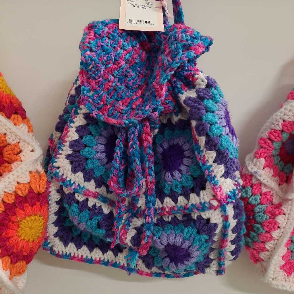 Crochet Sunburst Backpack