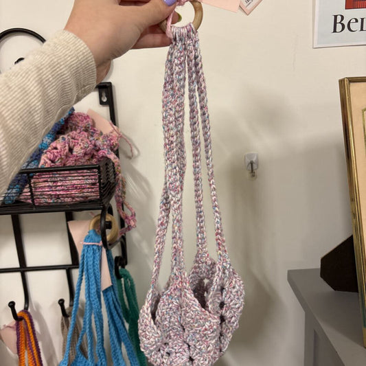 L Crochet Plant Hanger