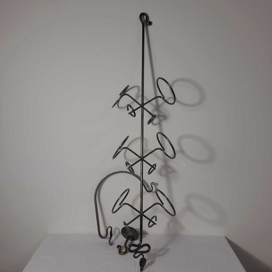 3PC METAL WALL MOUNTED WINE RACK