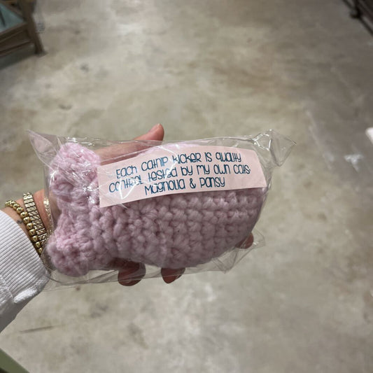 Crochet Catnip Kicker Toy