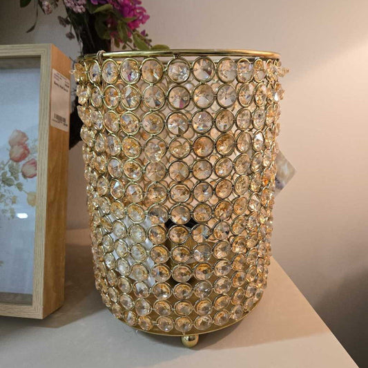 Gold Crystal Table Lamp