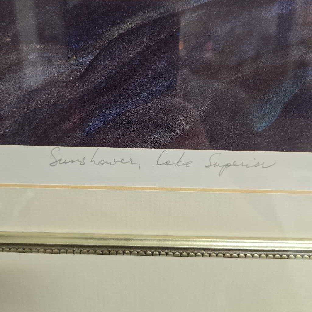 SUNSHOWER, LAKE SUPERIOR - F.CARMICHAEL