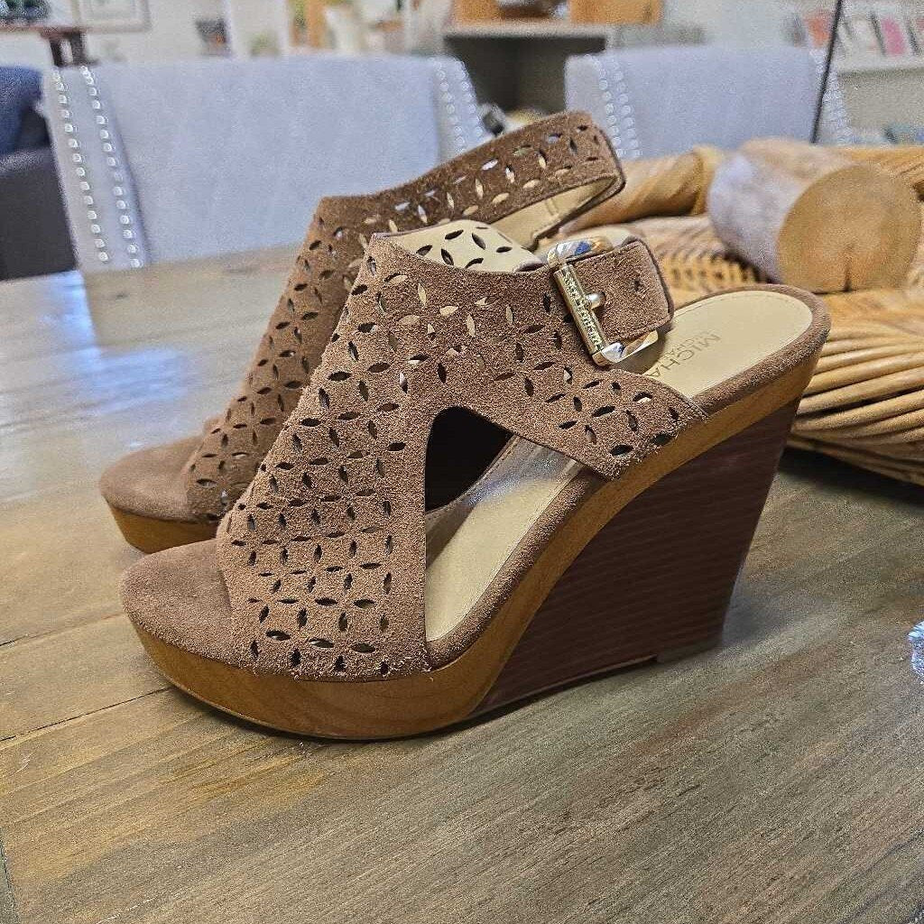 JOSEPHINE BROWN SUEDE WEDGE