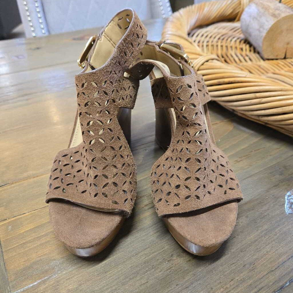 JOSEPHINE BROWN SUEDE WEDGE