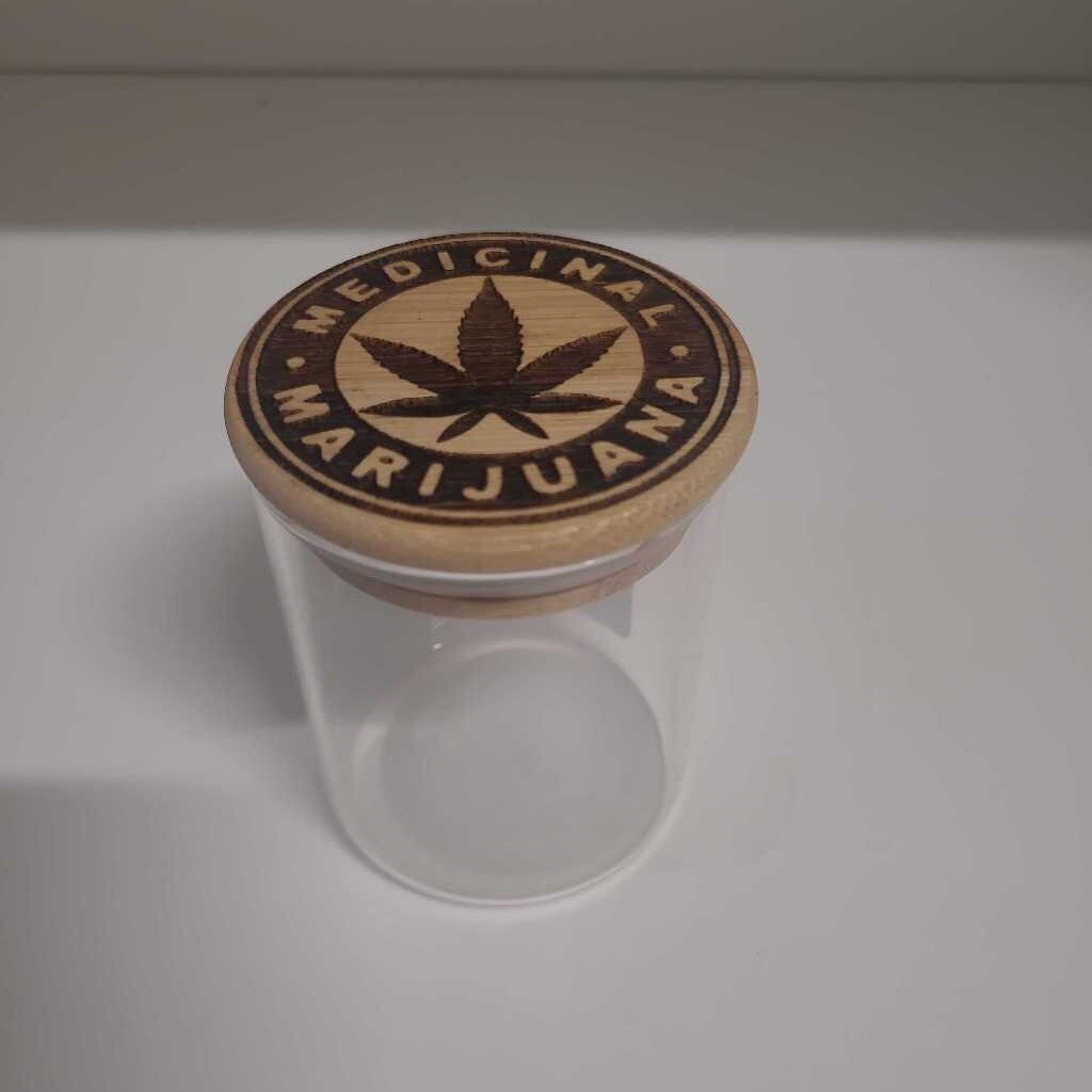SM GLASS JAR - MEDICINAL MJ