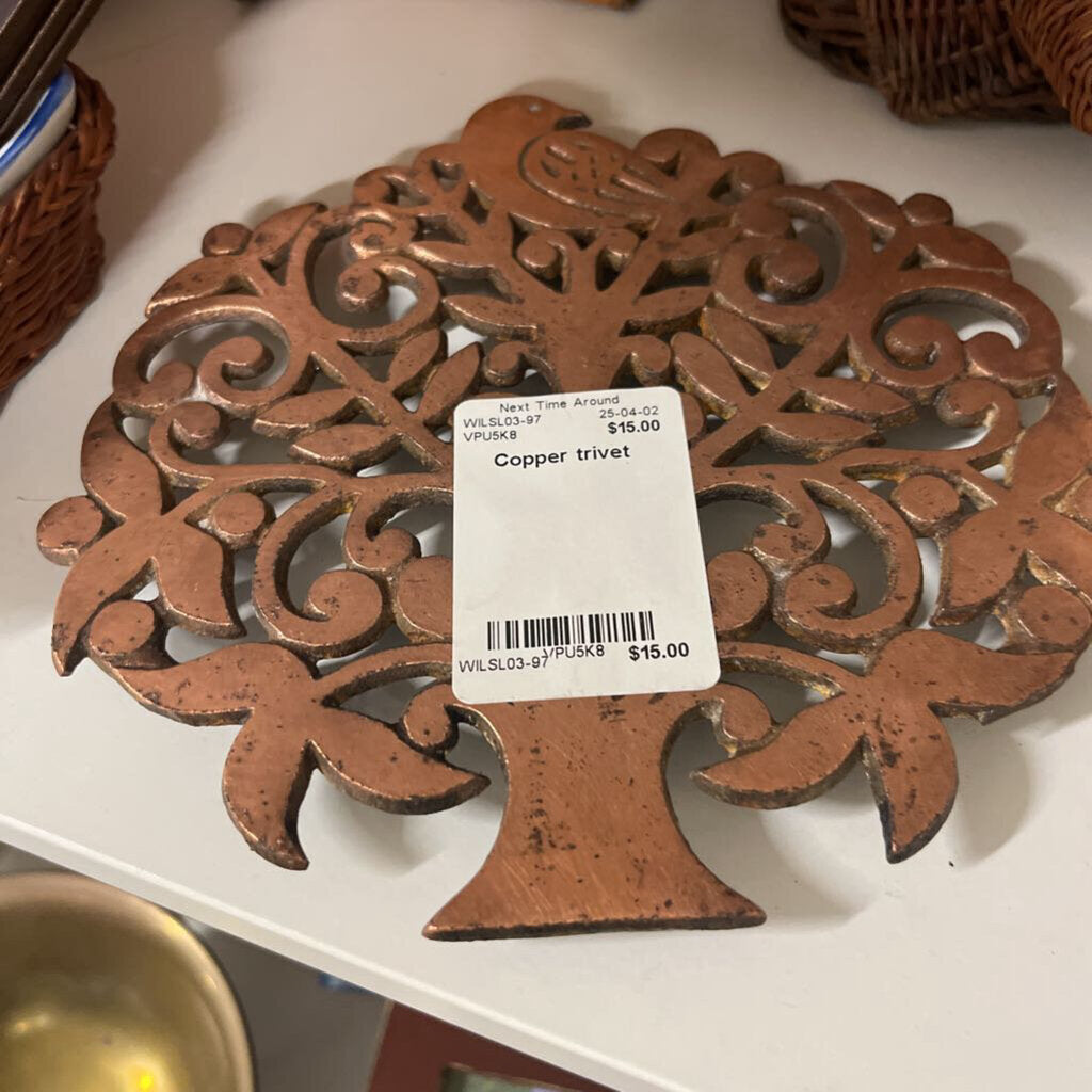 Copper trivet