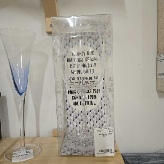One Bottle Wine Glass